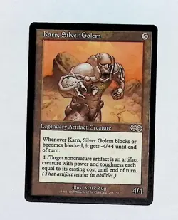 MTG - Magic The Gathering - Karn, Silver Golem - Urza's Saga - NP/NM! - Image 1