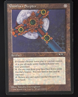 MTG - Gustha's Scepter - MP - Alliances #162 - Rare - EN - REG - Image 1