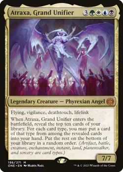 Atraxa, Grand Unifier Phyrexia: All Will Be One 196 Normal NM - Image 3