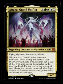 Atraxa, Grand Unifier #196 (NM) Phyrexia All Will Be One ONE Magic MTG NONFOIL - Image 1