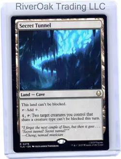 MTG Avatar: The Last Air Bender - Secret Tunnel #278 Near Mint or Better - Image 1