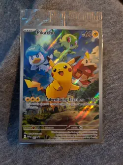 Sealed Pikachu 027 Sv: Scarlet & Violet Promo Cards Holo - Image 1