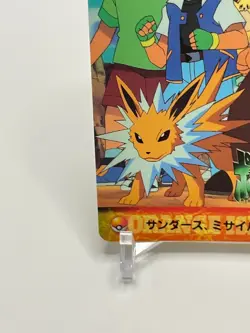 Pikachu Jolteon Anime Carddass Bandai Pokemon Card Japanese Very Rare - Image 4