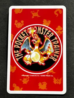 Primeape Charizard Pokemon Card Playing Card TCG Red Japanese Nintendo 1996 - Image 2
