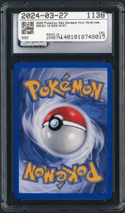 2000 Pokemon Neo Genesis Heracross Unlimited Holo Rare 6/111 CGC Gem Mint 10 - Image 2