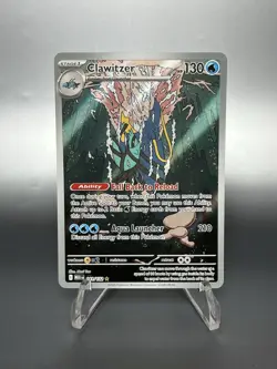 Clawitzer 141/132 Mega Evolution Illustration Rare Pokemon - Image 1