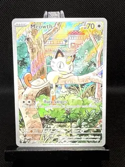 2025 Pokemon Phantasmal Flames Meowth Illustration Rare #106/094 - Image 1