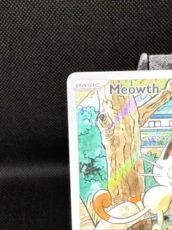 2025 Pokemon Phantasmal Flames Meowth Illustration Rare #106/094 - Image 2