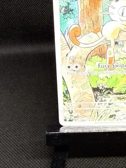 2025 Pokemon Phantasmal Flames Meowth Illustration Rare #106/094 - Image 5