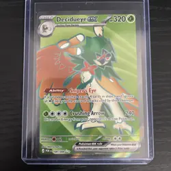 Decidueye ex - 100/088 ME03: Perfect Order Ultra Rare Full Art Pokemon English - Image 1