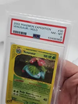 Venusaur 30/165 Holo PSA 8 Pokemon Expedition Base Set Graded NM MT *CCGHouse* - Image 5