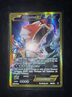 Pokemon TCG Gyarados EX 123/122 XY Breakpoint 2016 Secret Holo Rare Card - Image 3