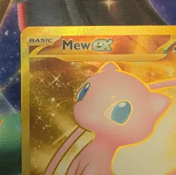 Pokemon Mew EX 205/165 Scarlet & Violet 151 Double Rare Full Art Holo 180 HP - Image 3