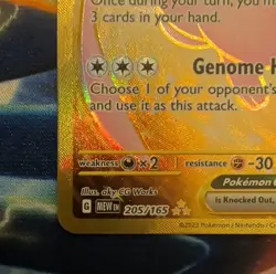 Pokemon Mew EX 205/165 Scarlet & Violet 151 Double Rare Full Art Holo 180 HP - Image 5