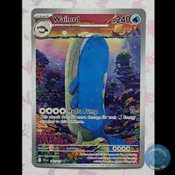 Wailord 162/159 | Illustration Rare | NM English | Journey Together | PokemonTCG - Image 1