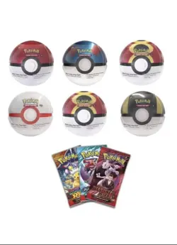Pokemon TCG Pokeball Tins Sealed All Variants! - Image 1