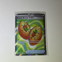 Pokemon Buddy-Buddy Poffin Mega Evolution Full Art Holo 167/132 - Image 4