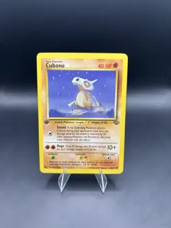 Pokemon TCG Cubone 50/64 Jungle 1st Edition Regular Common - MP - Image 1