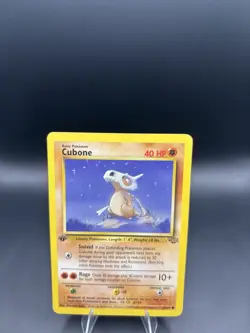 Pokemon TCG Cubone 50/64 Jungle 1st Edition Regular Common - MP - Image 2