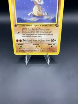 Pokemon TCG Cubone 50/64 Jungle 1st Edition Regular Common - MP - Image 3