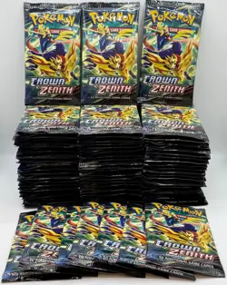 Lot of (72) Pokemon TCG Crown Zenith Booster Packs SEALED NEW - Image 1