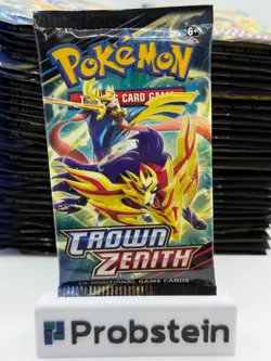 Lot of (72) Pokemon TCG Crown Zenith Booster Packs SEALED NEW - Image 2