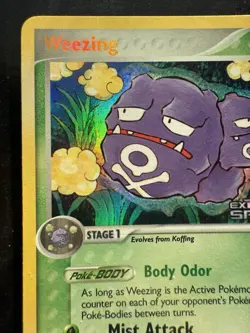 Pokemon Weezing Delta Species 33/113 Rare Reverse Holo Stamped (NM) - Image 2