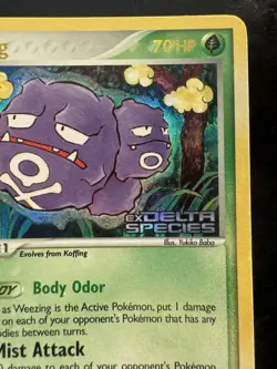 Pokemon Weezing Delta Species 33/113 Rare Reverse Holo Stamped (NM) - Image 3