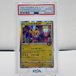 Pokemon Kanazawa's Pikachu 144/S-P Promo Holo Japanese PSA 10 Kanazawa Event - Image 1