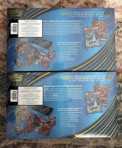 Pokemon Mega Charizard X EX Ultra-Premium Collection 2 Sealed Exclusive Boxes - Image 2
