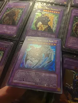 Elemental Hero Chaos Neos Secret Rare 1st Edition GLAS-EN036 - Image 2