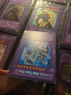 Elemental Hero Chaos Neos Secret Rare 1st Edition GLAS-EN036 - Image 3