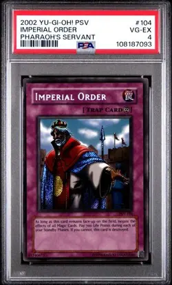 [PSA 4] Imperial Order PSV-104 Pharaoh's Servant Secret Rare 2002 - Image 1