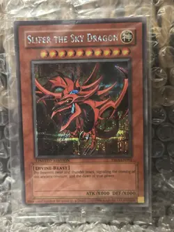 2004 Yu-Gi-Oh! Slifer the Sky Dragon YMA-EN001 SEALED RARE NM+ - Image 1