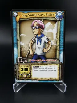 One Piece Quest Begins CCG 2005 Koby The Young Navy Sailor Non-Holo CH017 VLP - Image 1