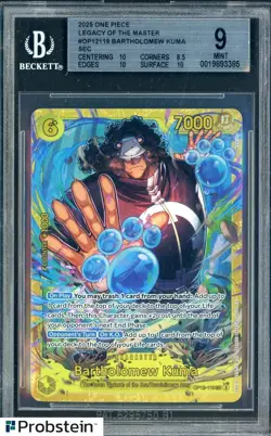 2025 One Piece Legacy of The Master OP12119 Bartholomew Kuma SEC BGS 9 - Image 1