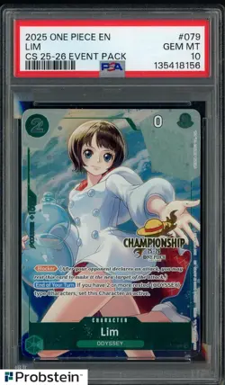 2025 One Piece EN CS 25-26 Event Pack #079 Lim PSA 10 GEM MINT - Image 1