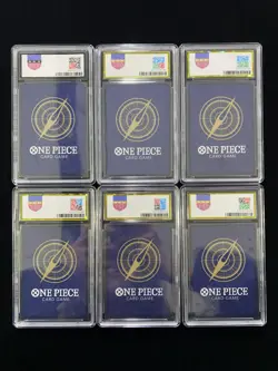 2025 One Piece TCG JPN P-106 P P-103 P Monkey D Luffy Lot*6 PGS 10 Pristine LU57 - Image 2