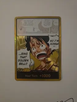 One Piece Gold DON!! OP15 ENGLISH Luffy Golden Bell - Adventure On Kamis Island - Image 1