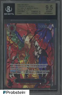 2025 One Piece Carrying On His Will OP13091 St. Marcus Mars SAR BGS 9.5 - Image 1