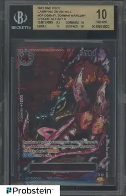 2025 One Piece Carrying On His Will OP13089 St Topman Warcury SAR BGS 10 - Image 1