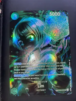 Bandai One Piece Lim Odyssey Super Rare Holo OP09-037 5000 Power - Image 2