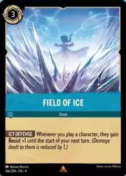 4x Field of Ice Ursula's Return Lorcana Disney VO - Image 1