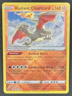 Radiant Charizard 020/159 Crown Zenith Holo Rare Pokemon Card NM/M - Image 1