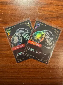 2x Riftbound TCG League Of Legends Origins Epic Seal of Rage 040/298 NM Card - Image 1