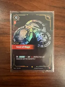 2x Riftbound TCG League Of Legends Origins Epic Seal of Rage 040/298 NM Card - Image 2