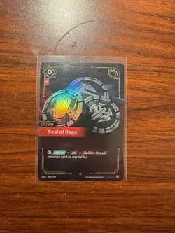 2x Riftbound TCG League Of Legends Origins Epic Seal of Rage 040/298 NM Card - Image 3