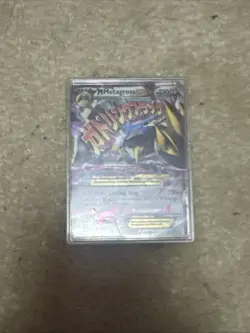 Pokemon M Metagross EX Promo Full Art Holo XY35 Mega 220 HP Gatling Slug Card - Image 1
