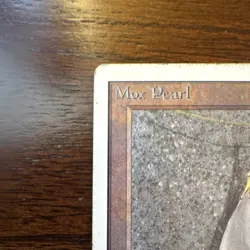 Magic: The Gathering Mox Pearl Autographed Artifact Card Signed by Dan Frazier - Image 3