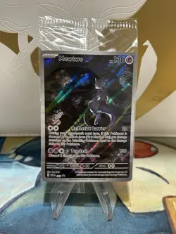 Mewtwo SVP052 Pokemon Scarlet & Violet Promo SEALED Holo Rare Card NM - Image 1